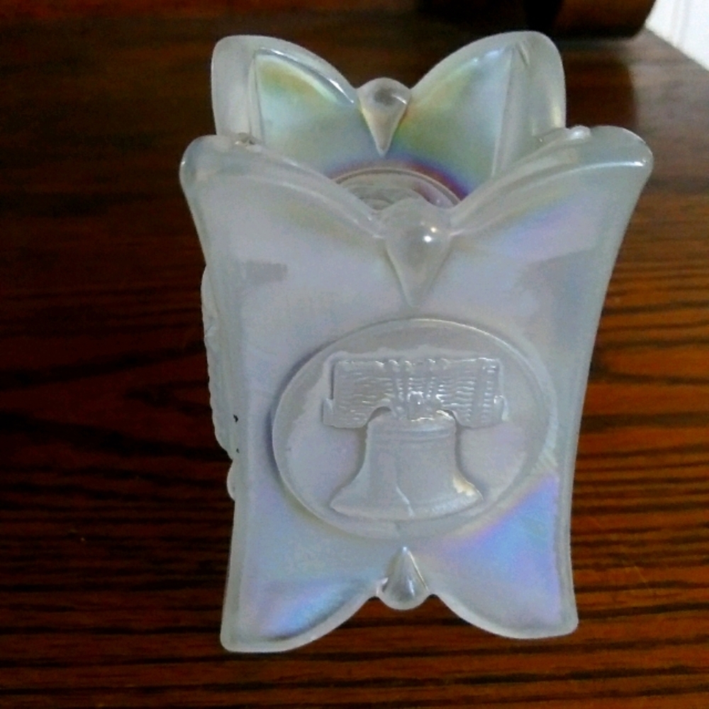 Joe St. Claire Carnival Glass Toothpick Holder